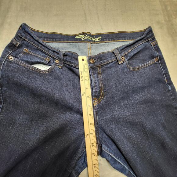 Old Navy Jeans Womens 14 Regular Blue The Sweetheart Dark Wash Stretch Denim - Picture 7 of 10